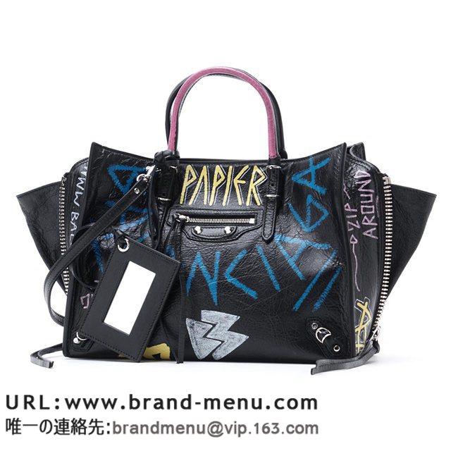 oVAK BALENCIAGA nhobO 2WAY ubN fB[X Mtg v[g U[ {v 370926 0rf0n 1060 PAPER ZA A6 y[p[ CUIR ARENAX[p[Rs[ʔ