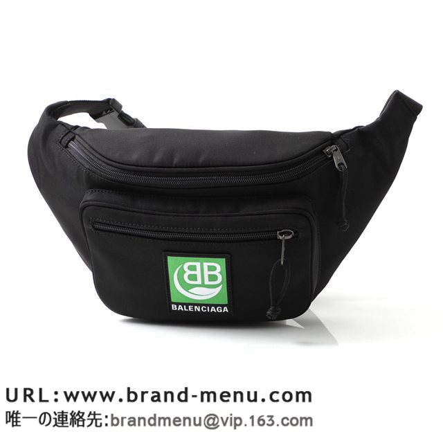 oVAK BALENCIAGA {fBobO xgobO EGXg|[` ubN Y obO [h gh 482389 9wba5 1000 EXPLORER BODY BAG GREEN LOGOX[p[Rs[ʔ