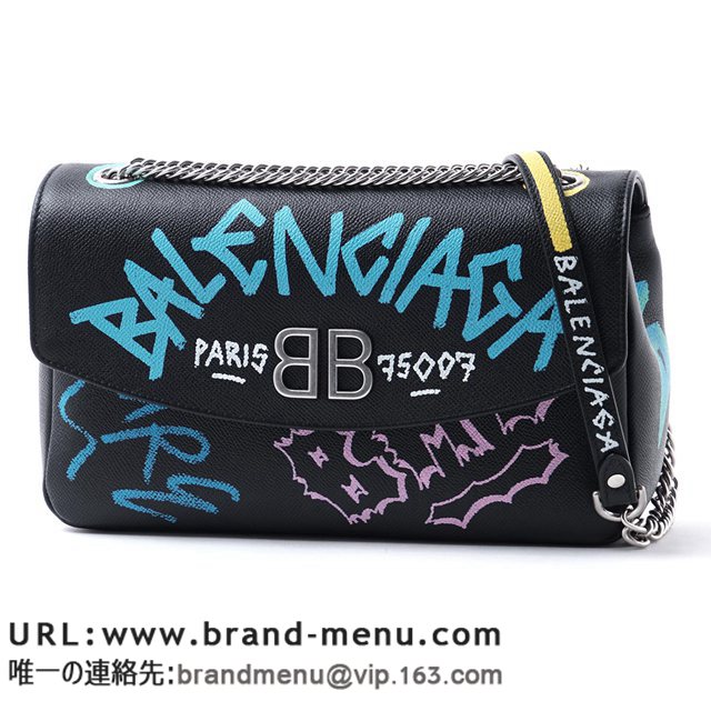 oVAK BALENCIAGA V_[obO ubN fB[X Mtg v[g U[ {v OteB 516921 0otan 8486 BB ROUND M GRAFFITIX[p[Rs[ʔ