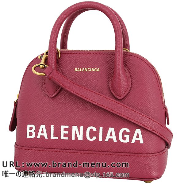 バレンシアガ BALENCIAGA トップハンドルXXS カーフレザー ルージュグレナ ボルドー ワインレッド ゴールド金具 ロゴ ハンドバッグ ショルダーバッグ ポシェット ブランド 定番 人気525050スーパーコピー激安通販