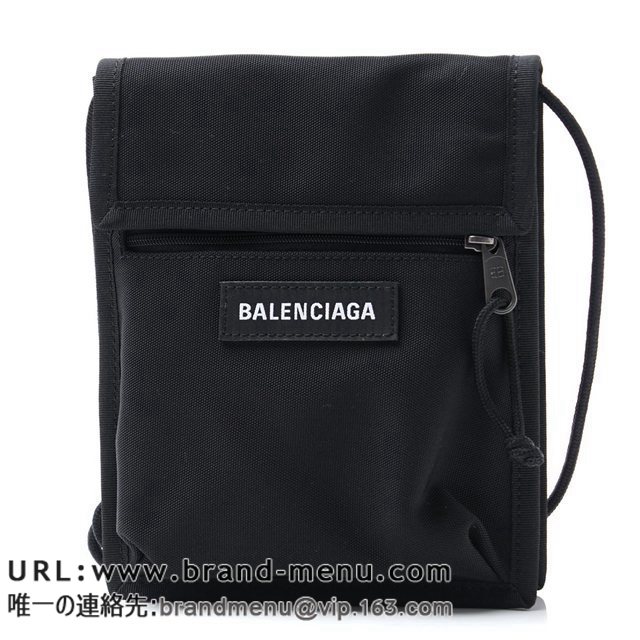 oVAK BALENCIAGA {fBobO ubN Y xgobO |[` obO [h gh 532298 9tyy5 1000 EXPLORER POUCH STRAP NYLON GNXv[[ |[` Xgbv iCX[p[Rs[ʔ