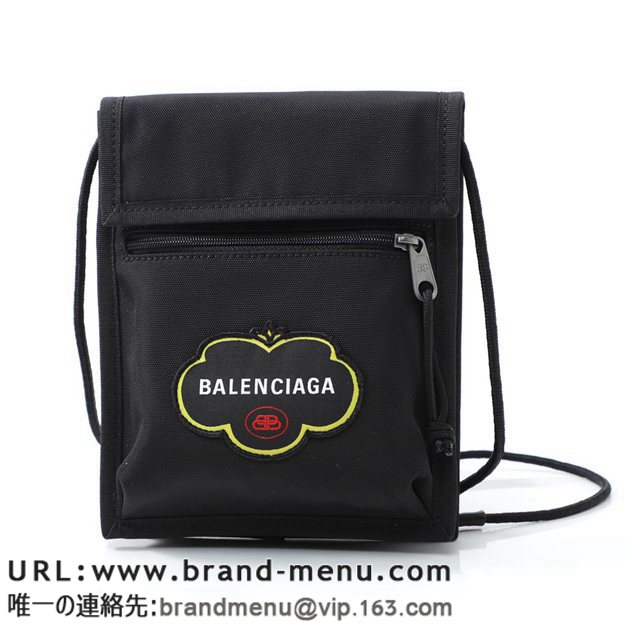 oVAK BALENCIAGA NX{fBobO ubN Y Mtg v[g 532298 9wbh5 1000 EXPLORER POUCH STRAP NYLON GNXv[[ |[` Xgbv iCX[p[Rs[ʔ