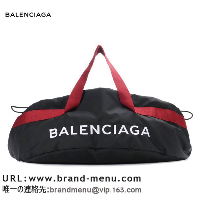 oVAK BALENCIAGA  ɂ郉OWA[uh Embroidered canvas bag obO ubN 2018-2019NH~X[p[Rs[ʔ