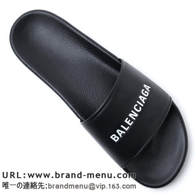 バレンシアガ BALENCIAGA サンダル ビーチサンダル ブラック メンズ ビーサン ビーチ ロゴ モノグラム 506347 wal00 1006 佐川急便通販安い