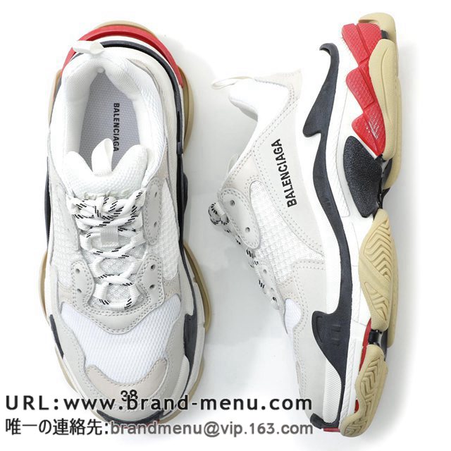 oVAK BALENCIAGA Xj[J[ zCg fB[X Mtg v[g [h JWA 傫TCY 524037 w09e1 9000 TRIPLE S gvr ؍Uʔ