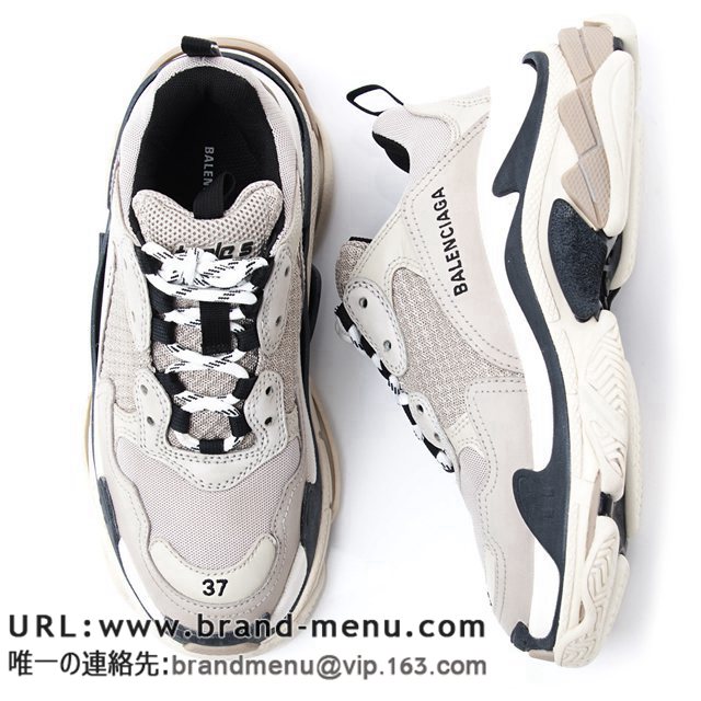 oVAK BALENCIAGA Xj[J[ x[W fB[X [Jbg 傫TCY 524039 w09o6 9787 TRIPLE S gvr ؍Uʔ