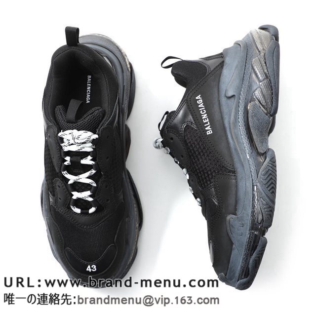oVAK BALENCIAGA Xj[J[ ubN Y 傫TCY 傫TCY 541624 w09o1 1000 TRIPLE S CLEAR SOLE TRAINER ؍Uʔ