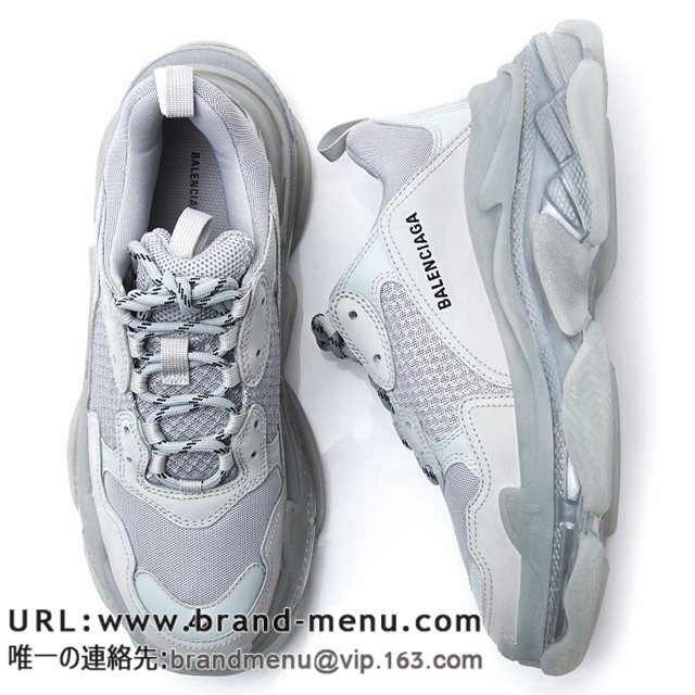 oVAK BALENCIAGA Xj[J[ O[ Y V[Y JWA o[ fUC [h 541624 w09o1 1705 SNEAKER TESS.S.GOMMA TRIPLE S CLEAR SOLE TRAINERS ؐlC