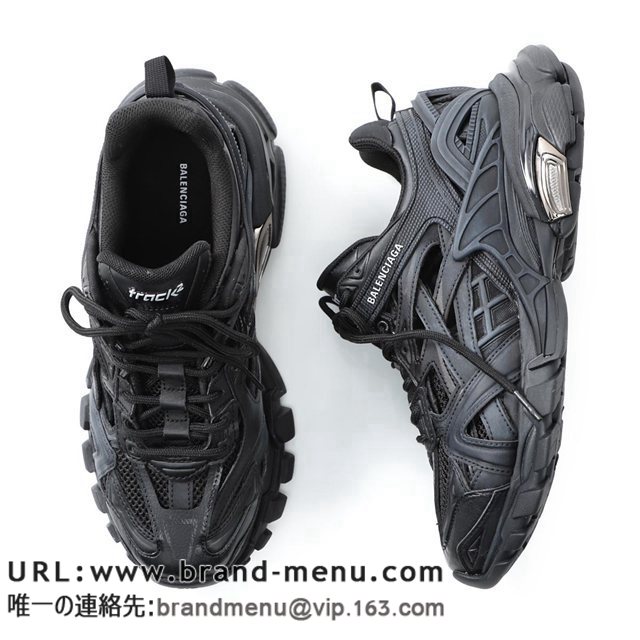 oVAK BALENCIAGA Xj[J[ ubN Y 傫TCY 568614 w2gn1 1000 TRACK TRAINERS 2 gbN g[i[ 2 ؍Uʔ