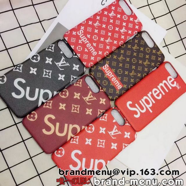 i2064V fB[XVv[~CBg̃R{Supreme  Louis Vuitton iphone6 iphone7P[X 064 X[p[Rs[