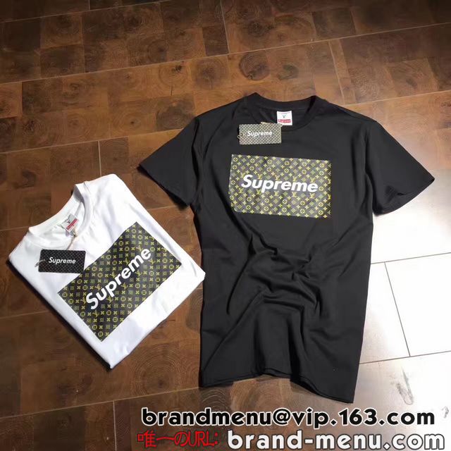 i2017V fB[XYVv[Supreme~LOUISVUITTON CBgR{TVc 090 X[p[Rs[