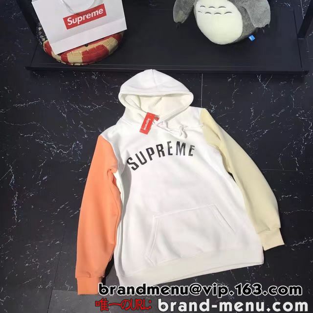 i2017V fB[XYSupreme 16FW Color Blocked Arc Logo Hooded SweatshirtVv[ J[ubNA[NSt[hp[J[  110 X[p[Rs[