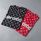 シュプリーム×ルイヴィトンSupreme と Louis Vuitton Tシャツ 033