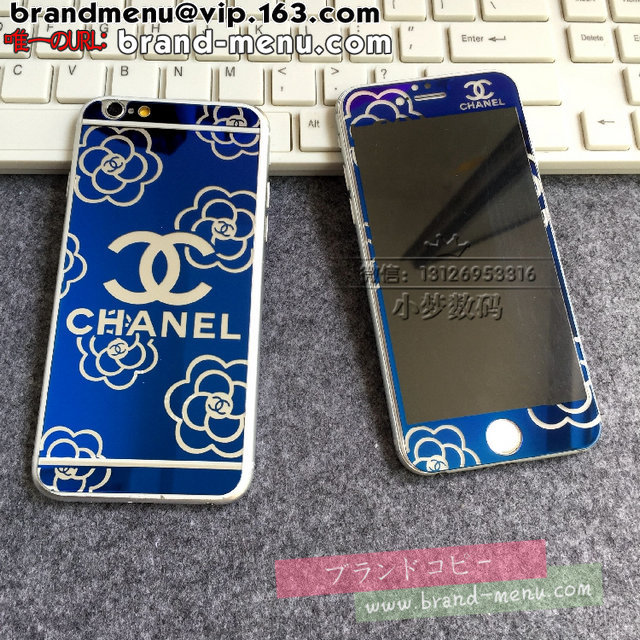 人気、綺麗なのシャネルiPhone6 プラス 強化ガラス保護フィルム