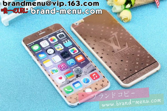 人気、綺麗なのルイビトンiPhone6 プラス 強化ガラス保護フィルム