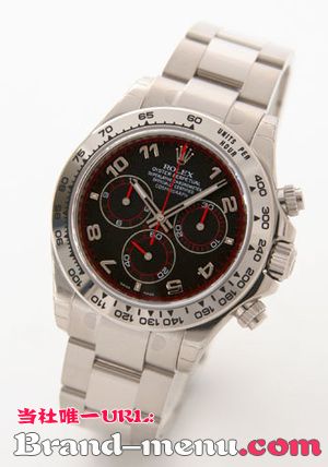 ブランドコピー★ロレックス Ref.116509 コスモグラフ デイトナ WG金無垢 ブラック アラビア メンズ