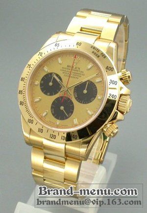 ブランドコピー★ロレックス Ref.116528 コスモグラフ デイトナ YG金無垢 ゴールド メンズ