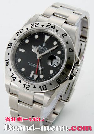ブランドコピー★ロレックス Ref.16570 エクスプローラーII ブラック メンズ