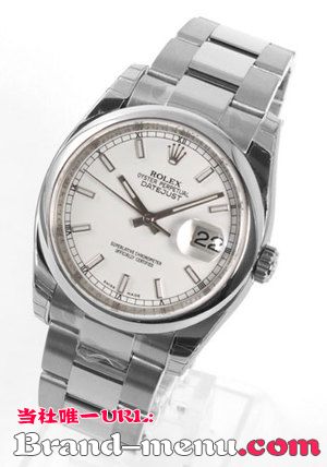 ブランドコピーロレックス Ref.116200 デイトジャスト ホワイト メンズ