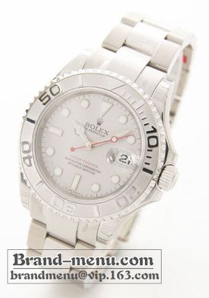 ブランドコピー★ロレックス Ref.16622 ヨットマスター ロレジウム プラチナベゼル シルバー メンズ