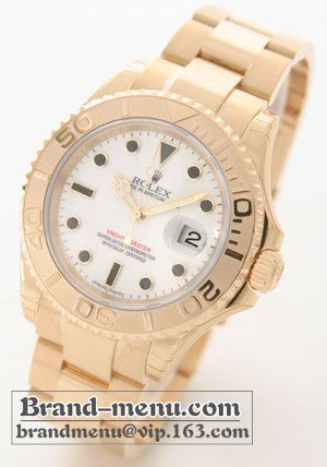 ブランドコピー★ロレックス Ref.16628 ヨットマスター YG金無垢 ホワイト メンズ
