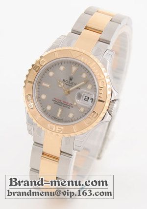 ブランドコピー★ロレックス Ref.169623 ヨットマスター YGコンビ グレー レディース