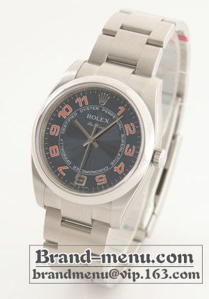 ブランドコピー★ロレックス Ref.114200 エアキング ブルー【コンセントリック】 アラビア メンズ