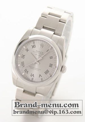 ブランドコピー★ロレックス Ref.114200 エアキング シルバー ローマン メンズ