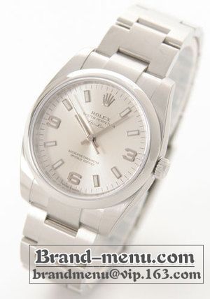 ブランドコピー★ロレックス Ref.114200 エアキング シルバー アラビア メンズ