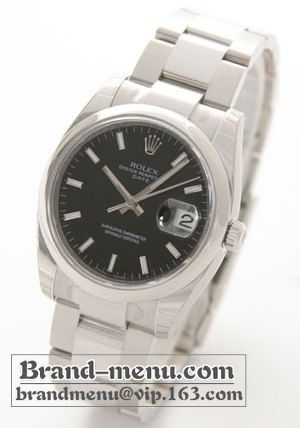 ブランドコピー★ロレックス Ref.115200 オイスターパーペチュアル デイト ブラック メンズ