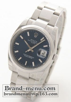 ブランドコピー★ロレックス Ref.115200 オイスターパーペチュアル デイト ブルー メンズ