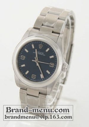 ブランドコピー★ロレックス Ref.77080 オイスターパーペチュアル ブルー アラビア ボーイズ