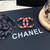 シャネル ブローチ パロディレプリカ財布超美品
